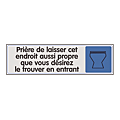 Plaque de signalisation Pictofix photo du produit