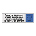 Plaque de signalisation Pictofix photo du produit