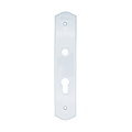 PLAQUE PORCELAINE BLANCHE  TROU DE CLE I ENTR AXE 70 MM