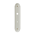 PLAQUE PORCELAINE BLANCHE  TROU DE DECOND. ENTR AXE 70MM