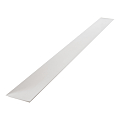 PLAT PVC RIGIDE BLANC LARG 60MM EP 2MM LONGUEUR 2600MM