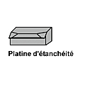 PLATINE D'ETANCHEITE POUR EP. 56/60 REF. 9-25246-43-0-6