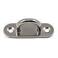 PLATINE OEIL INOX ENTRAXE 20MM DIM 80X26MM
