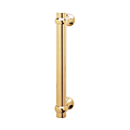 Poignée bâton en laiton poli verni, Ø 29 x 310 mm, entraxe 250 mm