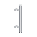 POIGNEE BATON Ø35MM DIVA XI EN HT 500 MM LAQUE BLANC RAL 9010 BRILLANT  EA 300 MM