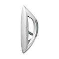 Poignée butée double manœuvre mobile blanc ral 9016S