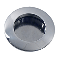 POIGNEE ENCASTREE ZAMACK RONDE CHROME Ø PERCAGE 35 MM Ø 40 MM