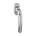 POIGNEE OB TOKYO 0710/U26 F9 TEINTE INOX CARRE DEPASSANT DE 40 MM - SANS VIS