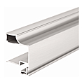 POIGNEE PROLUX - SATINE ARGENT POUR PANNEAU 16/19MM, 2,57 MT