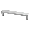 POIGNEE RECTANG. INOX EA.96 HT.32MM LG.104MM