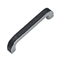 POIGNEE SANDWICH ETAIN ET ACIER NOIR MAT  LG 144MM  ENTX 128MM