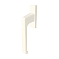 POIGNEE S/TIGE CARREE EXT. BLANC SAILLIE NORMALE E/A VIS 43 MM