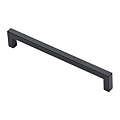 POIGNEE STRECH ZAMAK LAQUE NOIR MAT ENTRAXE 96MM  HT 28MM