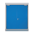 PORTE PROGET EI2 60 2 VTX TUNNEL 150MM TABLEAU 1035+435X2085 9010 DIN GHE SX