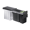 Poubelle coulissante Profiline pour fixation sur porte