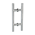 PRE POIGNEES BATON MARECHAL Ø32 DOUBLE EA. FIX 300 HT 500 SUP DROITS INOX 304