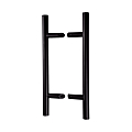 PRE POIGNEES BATON MARECHAL Ø32 MONT DBL EA FIX 500 HT 700 SUP INCLINES INOX NOIR