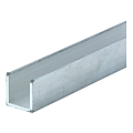 PROFIL ALU ARGENT EN U 20 X 20 X 20 X1,5 EN 4 METRES