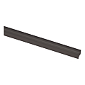 PROFIL ALUMINIUM MECCANO 1 ET 2 LONG 3000MM NOIR MAT