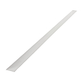 Profil plat PVC rigide blanc, en 2600 x 20 x 2 mm