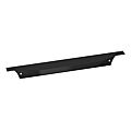 PROFIL POIGNEE ALU NOIR COURBE LONG 450MM PROF 45MM A VISSER