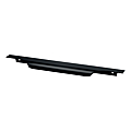 PROFIL POIGNEE ALU NOIR VAGUE LONG 600MM PROF 39MM A VISSER