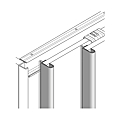 Profil poignée aluminium 2500 mm pour porte de 19 mm Top Line M photo du produit