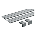 PROFIL RAIL HAUT BAS POUR COULISSANT SLIDELINE M RENTRANT LONG 2500MM