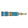RACCORD RAPIDE OX FEMELLE AVEC ANTI RETOUR PARE FLAMME SUR TUYAUX 6,3 ET 10