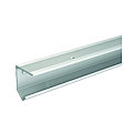 RAIL ALU BRUT SIMPLE VOIE EN 1,94 M FIXATION MURAL OU PLAFOND