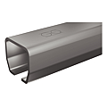 RAIL NOIR COTE EXTERIEUR 75X 80 EN 3 METRES