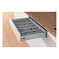 RANGE COUVERTS PLASTIQUE ORGATRAY 590 ARGENT POUR LARG 600 PROF 470MM