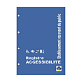 Registre d'accessibilité logo Trenois  