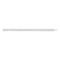 REGLET INOX CHROME MAT 30 CM 