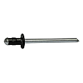 Rivet multi serrage Opto tête plate noire