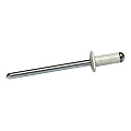Rivet multi serrage Opto tête plate blanche