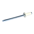 Rivet aveugle standard tête plate blanche