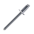 Rivet aveugle ouvert Alfo tête plate
