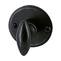 ROSACE FER NOIR Ø 43 MM AVEC BOUTON CONDAMNATION 10609 - C.6
