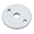 ROSACE PORCELAINE BLANCHE Ø 50 MM TROU DE DECONDAMNATION