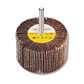 ROUE A LAMELLES 2923 SIALOX Ø 80MM LARGEUR 30MM GR 120 QUEUE DE 6MM