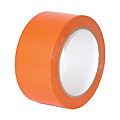 Rouleau adhésif multi-usages PVC orange en 33 m x 48 mm