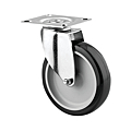 ROULETTE A PLATINE PIVOTANTE SANS FREIN Ø 75 MM -CH.60 KG