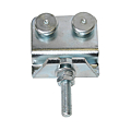 Roulette double à boulon fixe pour vantail de 80 kg maxi