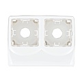 Cadre double appareillage pour moulure Keva