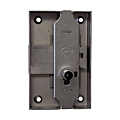 SERR ENCL 80X40 LAITONNEE S/CLE AXE 20MM DROITE