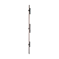 SERRURE 3 PTS MULTIBLINDO PENE A CROCHET TET.PLATE INOX COFFRE 47,5MM AXE 32MM