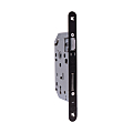 SERRURE A LARDER NF AXE 40 MM EN 70 MM REV B RONDS CLE L +1CLE SANS GACHE NOIRE