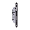 SERRURE A LARDER NF AXE 40 MM EN 70 MM REV B RONDS CONDAMNATION SS GACHE NOIRE