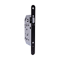 SERRURE A LARDER NF AXE 50 MM EN 70 MM REV B RONDS BEC DE CANE SANS GACHE NOIRE